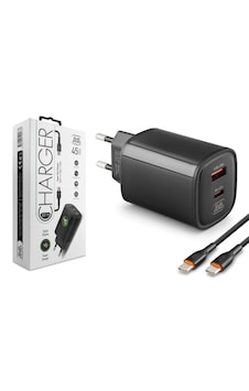 Subzero Sg115 45w Usb/pd Type-c To Type-c Turbo Siyah Şarj Aleti Subzero Sg115 45w Usb/pd Type-c To Type-c Turbo Siyah Şarj Aleti
