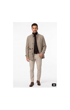 İgs Bej Regular Fit Rahat Kalıp Dik Yaka %60 Yün Çift Kapamalı Fermuarlı Ve Kapak Cepli Mont-26249 İgs Bej Regular Fit Rahat Kalıp Dik Yaka %60 Yün Çift Kapamalı Fermuarlı Ve Kapak Cepli Mont-26249