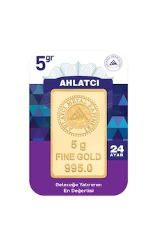 Ahlatcı Kuyumculuk 24 Ayar Külçe Altın 5 G