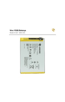 Vivo Y53s Uyumlu Güçlendirilmiş Batarya B-q8 5000 Mah Pil Telefon Bataryası Cep Telefonu Pili Vivo Y53s Uyumlu Güçlendirilmiş Batarya B-q8 5000 Mah Pil Telefon Bataryası Cep Telefonu Pili