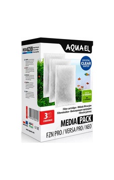 Aquael Media Pack Fzn Pro Carbon Aktif Karbonlu Filtre Kartuşu 3'lü Paket