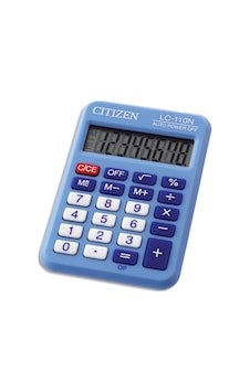 Citizen LC-110NR 8 Hane Cep Hesap Makinesi Citizen LC-110NR 8 Hane Cep Hesap Makinesi