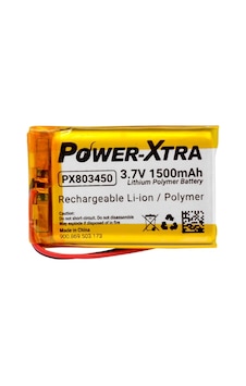 Power-Xtra PX803450 3.7V 1500 mAh Li-Polymer Pil Power-Xtra PX803450 3.7V 1500 mAh Li-Polymer Pil
