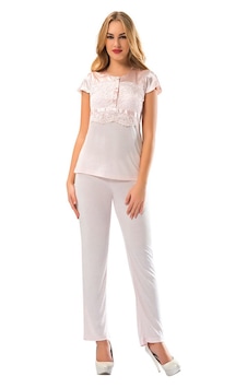 Sistina Pudra - 980 - Penye Pijama Takımı - 1607 - - Kmrsfres - Beden Xl Sistina Pudra - 980 - Penye Pijama Takımı - 1607 - - Kmrsfres - Beden Xl