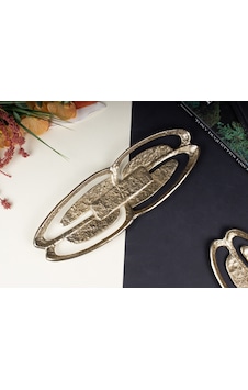 Festıve Oval Meyvelık Gold 36x14 Cm