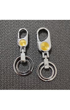 2li Set Kancalı Anahtarlık Güneş Model Geçmeli Büyük Ve Orta