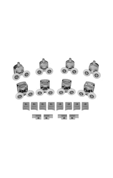 Duşakabin Metal Rulman Seti Cam Kabin Tekeri 4 Adet Alt 4 Adet Üst Diğer Duşakabin Metal Rulman Seti Cam Kabin Tekeri 4 Adet Alt 4 Adet Üst Diğer