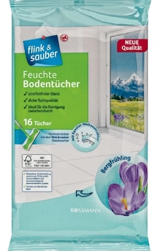 Flink & Sauber Dağ Esintisi Islak Yer Bezi 16 Adet Beyaz 22 x 30 CM Flink & Sauber Dağ Esintisi Islak Yer Bezi 16 Adet Beyaz 22 x 30 CM