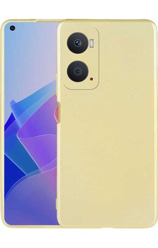 Oppo A96 4g Kılıf Zore Premier Silikon Kapak Gold Oppo A96 4g Kılıf Zore Premier Silikon Kapak Gold