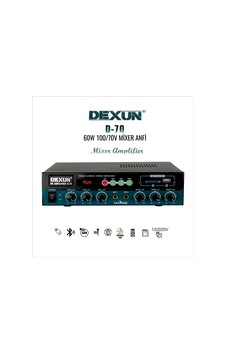 Dexun D-70 60 W 100V USB BT SD Hat Trafolu Anfi
