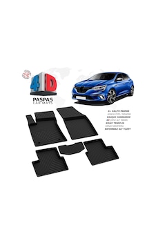 Renault Megane 4 Hb 4d Araca Özel Havuzlu Kauçuk Paspas 2016 Ve Üzeri
