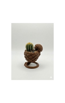 3d Tasarım Kirpi Figürlü Dekoratif Kaktüs Saksısı - 11x7 Cm 3d Tasarım Kirpi Figürlü Dekoratif Kaktüs Saksısı - 11x7 Cm