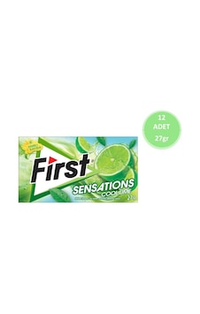 First Sensations Cool Lime Aromalı Sakız 27gr-12 Adet First Sensations Cool Lime Aromalı Sakız 27gr-12 Adet