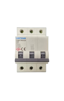 Metesan 3x25a C Tipi W Otomat Sigorta Metesan 3x25a C Tipi W Otomat Sigorta