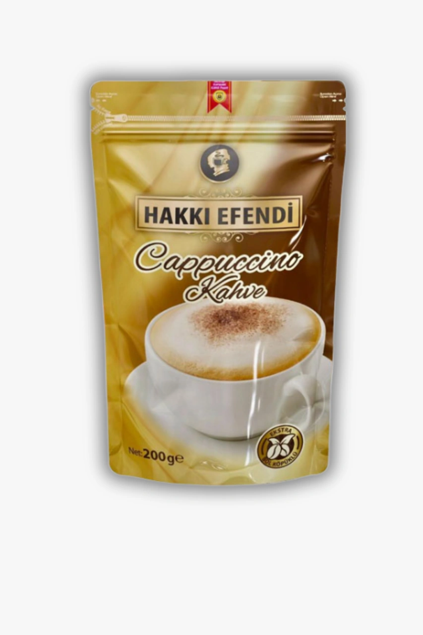Hakkı Efendi Cappuccino Çözünebilir 200 G Hakkı Efendi Cappuccino Çözünebilir 200 G
