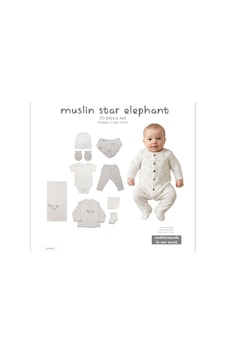 Bistyle Hastane Çıkışı 10lu Müslin Star Elephant Açık Gri Bistyle Hastane Çıkışı 10lu Müslin Star Elephant Açık Gri