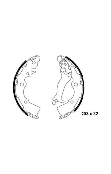 MANDO MLH15 KAMPANA BALATA ACCENT ERA 07-11 / RIO II 05- ABSSİZ MANDO MLH15 KAMPANA BALATA ACCENT ERA 07-11 / RIO II 05- ABSSİZ