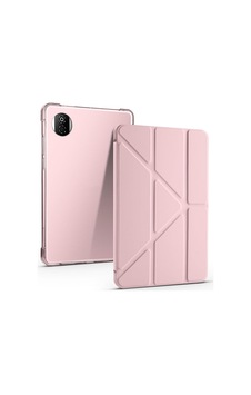 Aksesuarcim Pad X7 8.7 İle Uyumlu Kılıf Silikon Yumuşak Kalem Bölmeli Esnek 4 Farklı Stand Olabilen Tablet Kılıfı Rose Gold Sku: Zeusb0gkgglls6 Arka Kapak