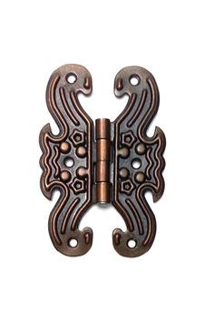 Dekoratif, Sac Kelebek Menteşe - Büyük, Antik, 100 Elx34708-19473