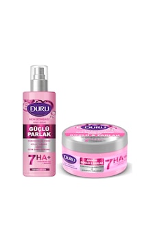 Duru Nem Bombası Saç Bakım Maskesi Ve Sprey Serum 200 Ml Güçlü Parlak 2 Li Set Duru Nem Bombası Saç Bakım Maskesi Ve Sprey Serum 200 Ml Güçlü Parlak 2 Li Set