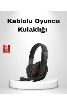 Rahat Dayanıklı Mikrofonlu Oyun Kulaklığı Stereo Ses, Ayarlanabilir Kafa Bandı Rahat Dayanıklı Mikrofonlu Oyun Kulaklığı Stereo Ses, Ayarlanabilir Kafa Bandı