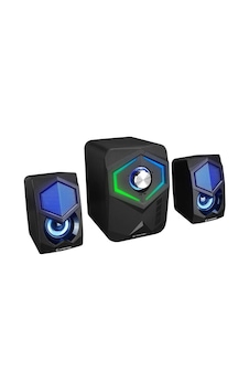 Rms-175bt 2+1 5w 2 Bluetooth+usb-tf-fm Rainbow Aydınlatmalı Gaming Speaker Hoparlör Rms-175bt 2+1 5w 2 Bluetooth+usb-tf-fm Rainbow Aydınlatmalı Gaming Speaker Hoparlör