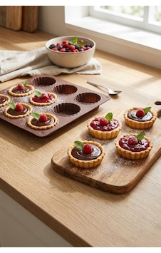 Silikon Tartolet Kek Kalıbı 9 Gözlü 24,5 X 24,5 Cm Mini Tart & Tatlı Kalıbı Çok Renkli Silikon Tartolet Kek Kalıbı 9 Gözlü 24,5 X 24,5 Cm Mini Tart & Tatlı Kalıbı Çok Renkli