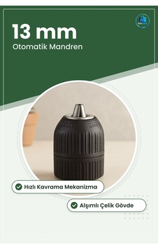 Otomatik Matkap Mandreni 13 Mm 2.0 Aksesuar Alaşımlı Çelik Hızlı Otomatik Matkap Mandreni 13 Mm 2.0 Aksesuar Alaşımlı Çelik Hızlı
