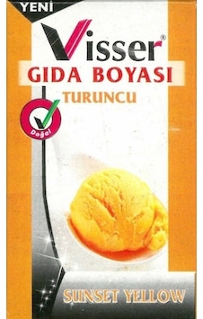 Visser Toz Gıda Boyası 9 Gram -  Turuncu