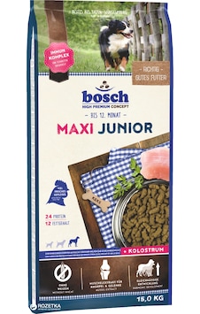 Bosch Junior Maxi Kuzu Etli Büyük Irk Yavru Köpek Maması 15 KG Bosch Junior Maxi Kuzu Etli Büyük Irk Yavru Köpek Maması 15 KG