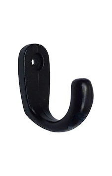 Büyük Tekli Fincan Askı, Dekor Askısı - Siyah, 100 Adet, 12x23x30 Mm 1461851