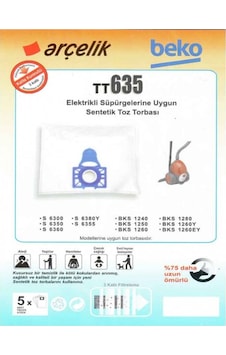 Arçelik TT635 UyumluToz Torbası Arçelik TT635 UyumluToz Torbası