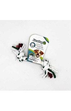 Eurodog Diş İpi İki Düğüm Kalın Yeşil Beyaz 15 Cm N708 Eurodog Diş İpi İki Düğüm Kalın Yeşil Beyaz 15 Cm N708