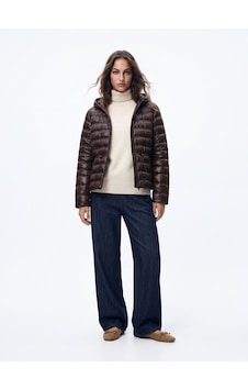 LTB Regular Fit Şişme Kapüşonlu Kahverengi Mont LTB Regular Fit Şişme Kapüşonlu Kahverengi Mont