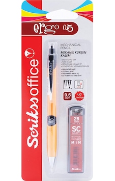 Scrikss Office, Scrikss Ergo Versatil 0.5 Mm Sarı & Min Uç 2'li Set, T00sccc5erg09a, Sarı, 0.5 Mm Genel Scrikss Office, Scrikss Ergo Versatil 0.5 Mm Sarı & Min Uç 2'li Set, T00sccc5erg09a, Sarı, 0.5 Mm Genel
