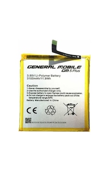 General Mobile GM5 Plus Batarya General Mobile GM5 Plus Batarya