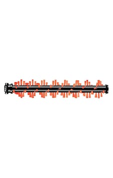 BİSSEL 2379 Crosswave Halılar için Rulo Fırça