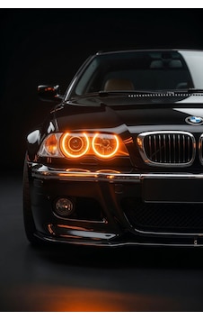 Bmw E46 Led Angel Halka Seti Amber Turuncu Renk Halka Takımı Premium Görüntü Bmw E46 Led Angel Halka Seti Amber Turuncu Renk Halka Takımı Premium Görüntü