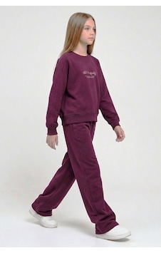 Dmb Kids Kız Eşofman Takım 26kdmb9984 Bordo Dmb Kids Kız Eşofman Takım 26kdmb9984 Bordo