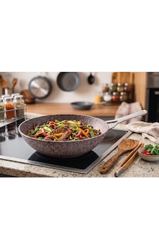 Zest Peakstone Wok Tava Gri