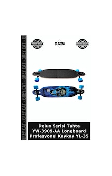 Delux Serisi Tahta Yw-3909-aa Longboard Profesyonel Kaykay Yl-35 Çok Renkli