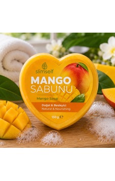 Slimself Mango Süngerli Doğal Sabun Slimself Mango Süngerli Doğal Sabun