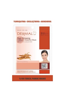 Dermal Kırmızı Ginseng Özlü Kolajen Maskesi 23Gr Dermal Kırmızı Ginseng Özlü Kolajen Maskesi 23Gr