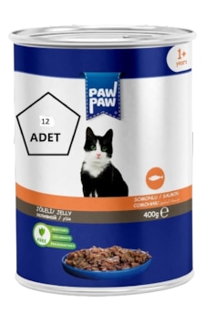 Paw Paw Joleli Somonlu Yetişkin Kedi Konservesi 12 x 400 G Paw Paw Joleli Somonlu Yetişkin Kedi Konservesi 12 x 400 G