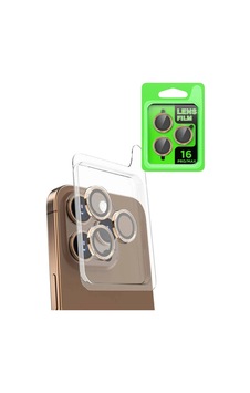 Apple iPhone Uyumlu 16 Pro Raze Metal Kamera Lens - Desert Apple iPhone Uyumlu 16 Pro Raze Metal Kamera Lens - Desert