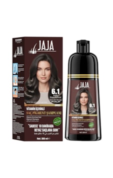 Jaja Küllü Koyu Kumral 6.1 Beyaz Kapatıcı Şampuan 300 Ml Tüm Saç Tipleri Jaja Küllü Koyu Kumral 6.1 Beyaz Kapatıcı Şampuan 300 Ml Tüm Saç Tipleri