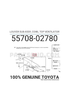 Cam Alt Izgarası Corolla 2019-24 Oem No:5570802780 Cam Alt Izgarası Corolla 2019-24 Oem No:5570802780