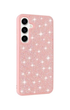Galaxy S24 Plus Kılıf Parlak Taşlı Tasarım Zore Pırlanta Kapak Pembe Galaxy S24 Plus Kılıf Parlak Taşlı Tasarım Zore Pırlanta Kapak Pembe
