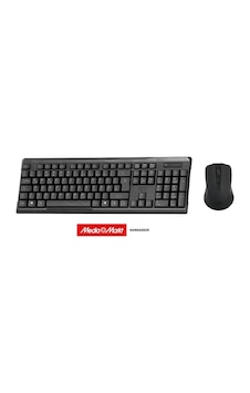 Isy Ide-0500 Kablosuz Q Klavye Mouse Seti Siyah Lazer Isy Ide-0500 Kablosuz Q Klavye Mouse Seti Siyah Lazer