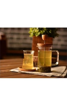Bambu 350 Ml Lüks French Press Royaleks-70087 Çok Renkli